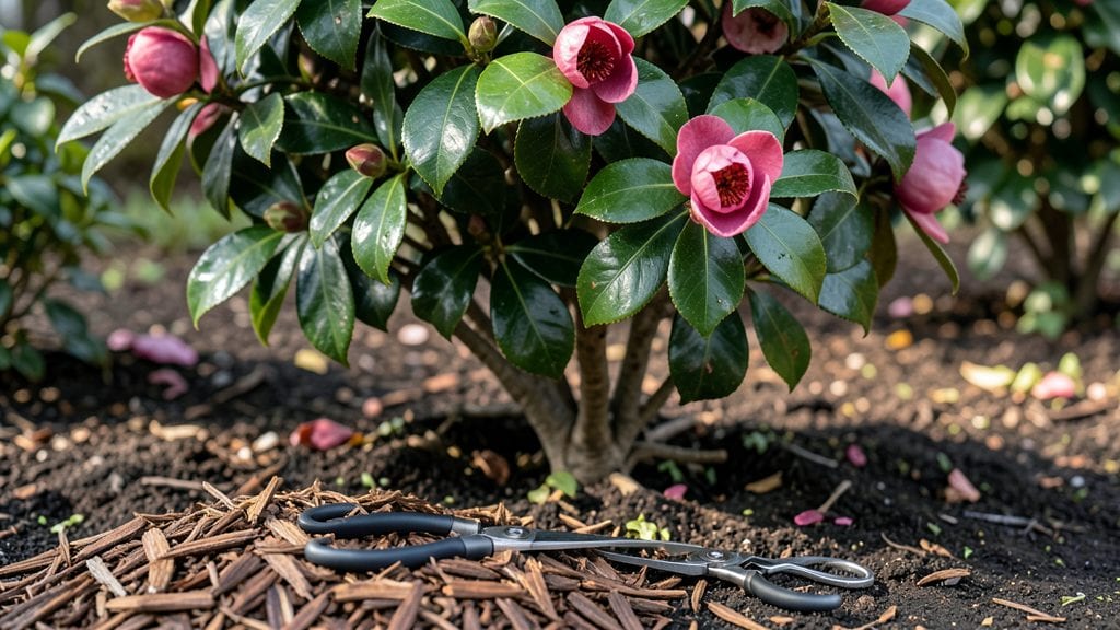 Japonica Plant Pruning: Year-Round Shape and Bloom Control