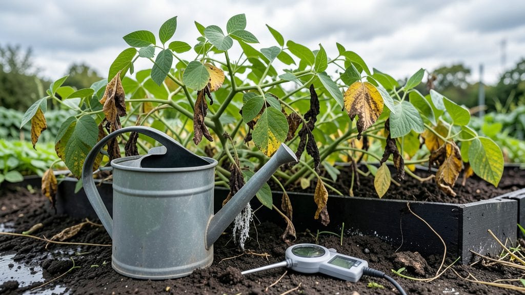Overwatered Bean Plants: Revive Drowning Roots in 3 Simple Steps