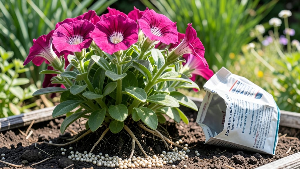 Petunia Plant Fertilizer: High-Potassium Blend for Nonstop Blooms
