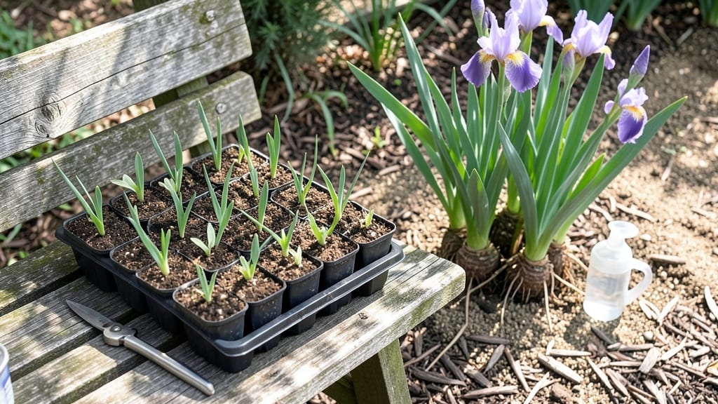 Planting Iris Roots: Layered Soil Secrets for Bold Spring Blooms