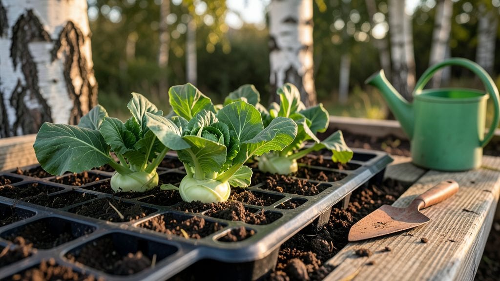Planting Kohlrabi Seedlings: Hardening Off for Bold, Crunchy Harvests