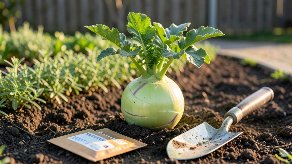 Planting Kohlrabi Seeds: Fast Germination and Crunchy Harvests in 30 Days