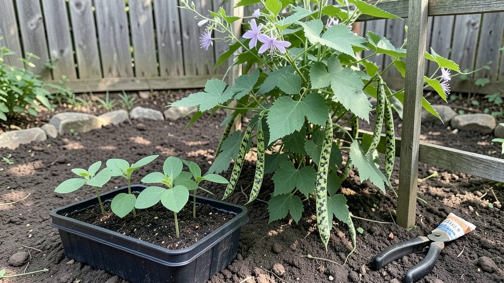Planting Rattlesnake Beans: Fast-Germinating Vines for Bold Summer Harvests