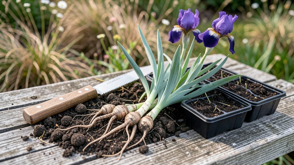 Propagating Iris Plants: Rhizome Division Secrets for Year-Round Blooms