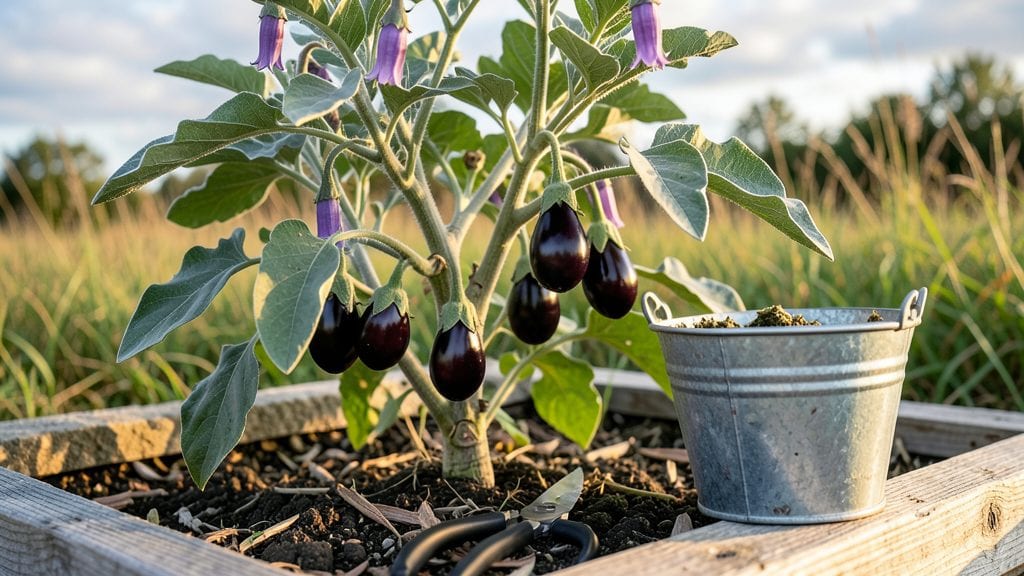 Pruning Aubergine Plants: Year-Round Productivity With 3 Key Cuts
