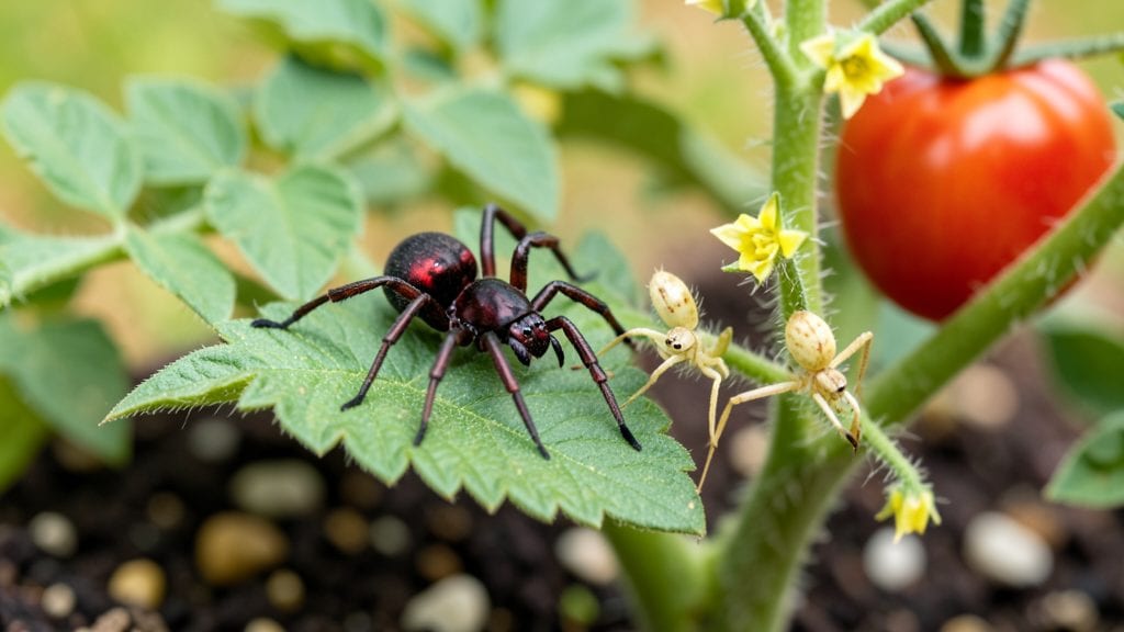 Spiders on Tomato Plants: Organic Removal Without Harming Your Harvest