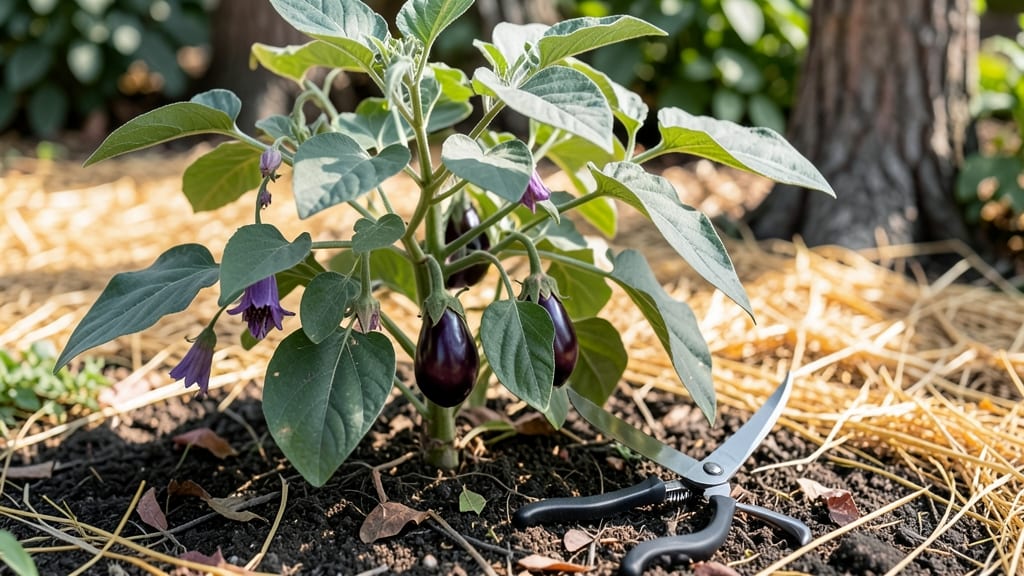 Trim Eggplant Plants: Year-Round Blooms With Precision Trimming