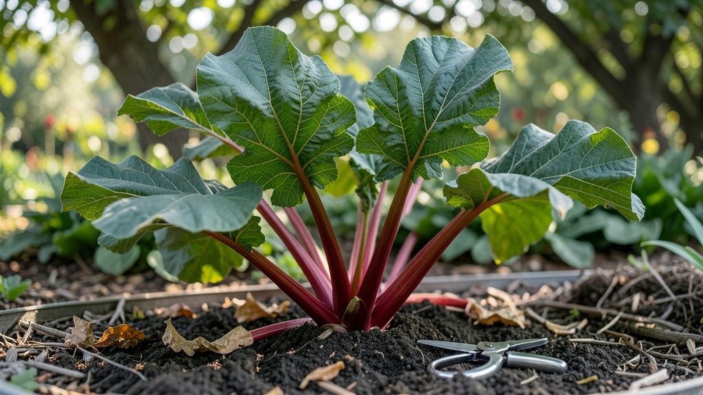 Trim Rhubarb Plants: Spring Revival for Longer Harvests