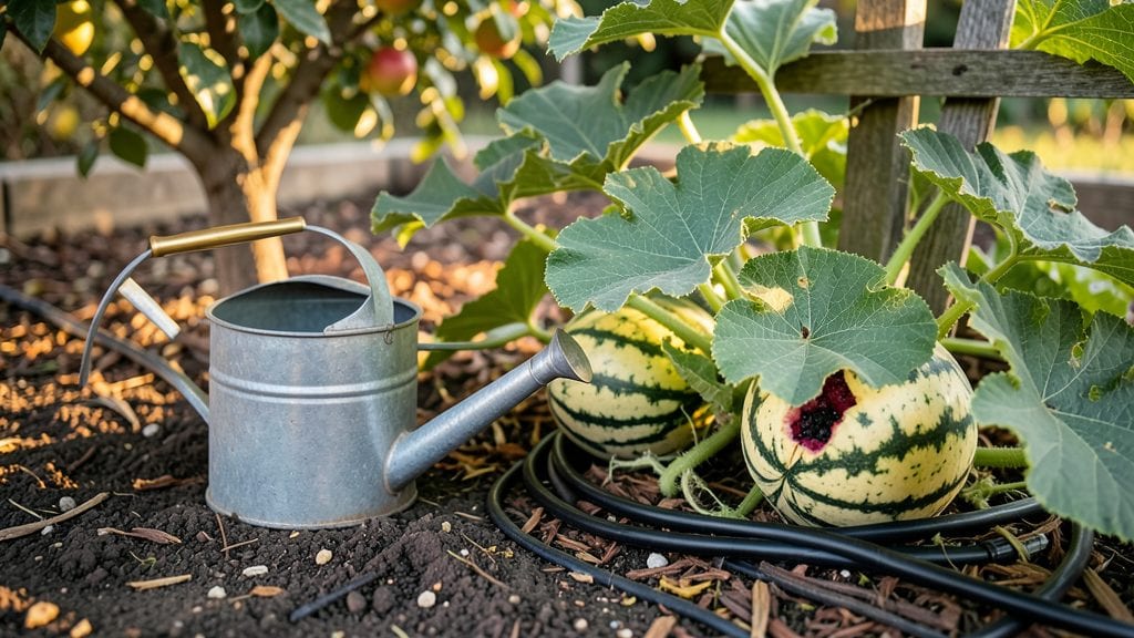 Watering Watermelon Plants: Consistent Moisture for Juicy, Ripe Fruit